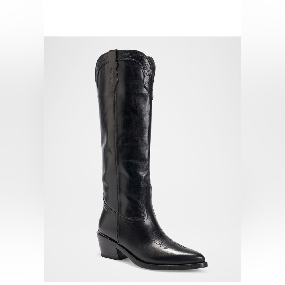 Partlow “Selena” calf leather black boots